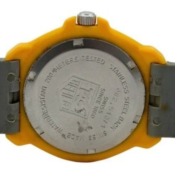 Tag Heuer 35mm Men's Formula 1 Yellow/ Grey Quartz F1 Swiss Watch Ref 382.513/1! - Picture 9 of 9
